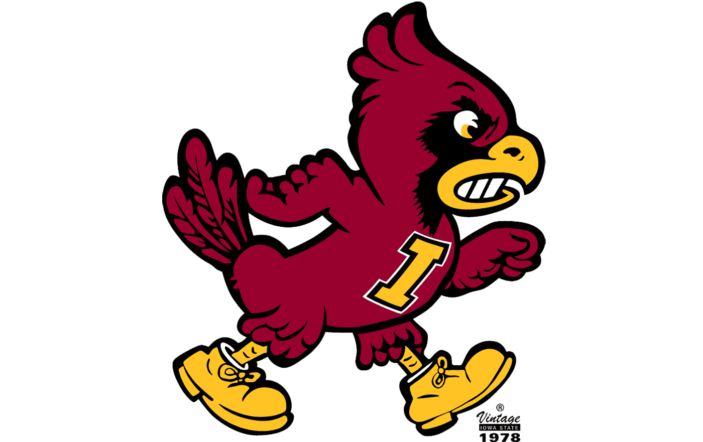 Champion Men's Cardinal Iowa State Cyclones Vault Logo Reverse
