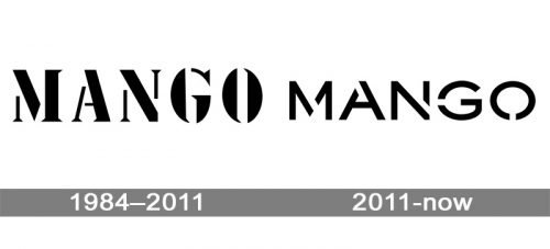 Mango Logo history