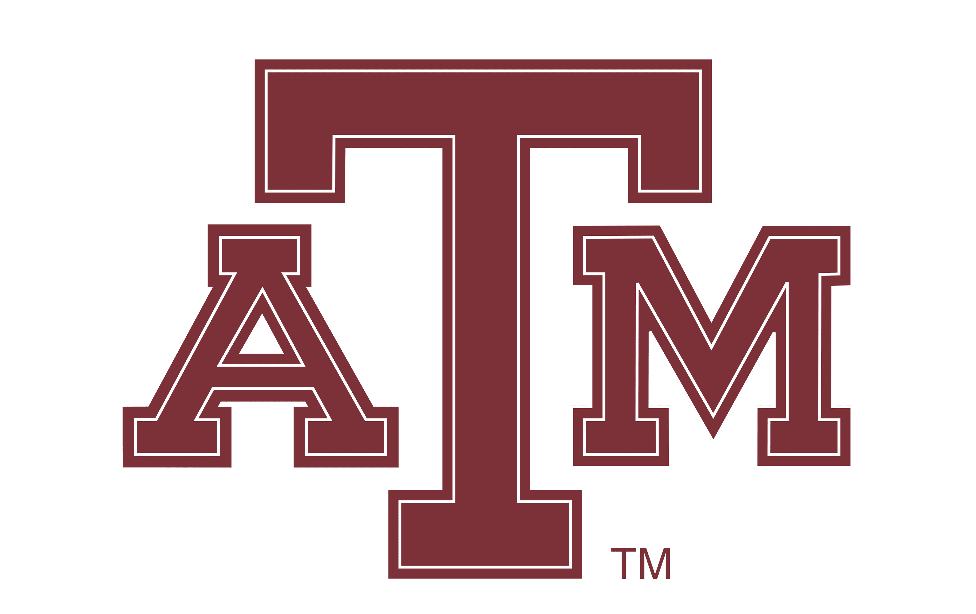 Großes Logo Texas A&M Aggies Schal Gestrickt Winter Hals Neu NCAA Team 