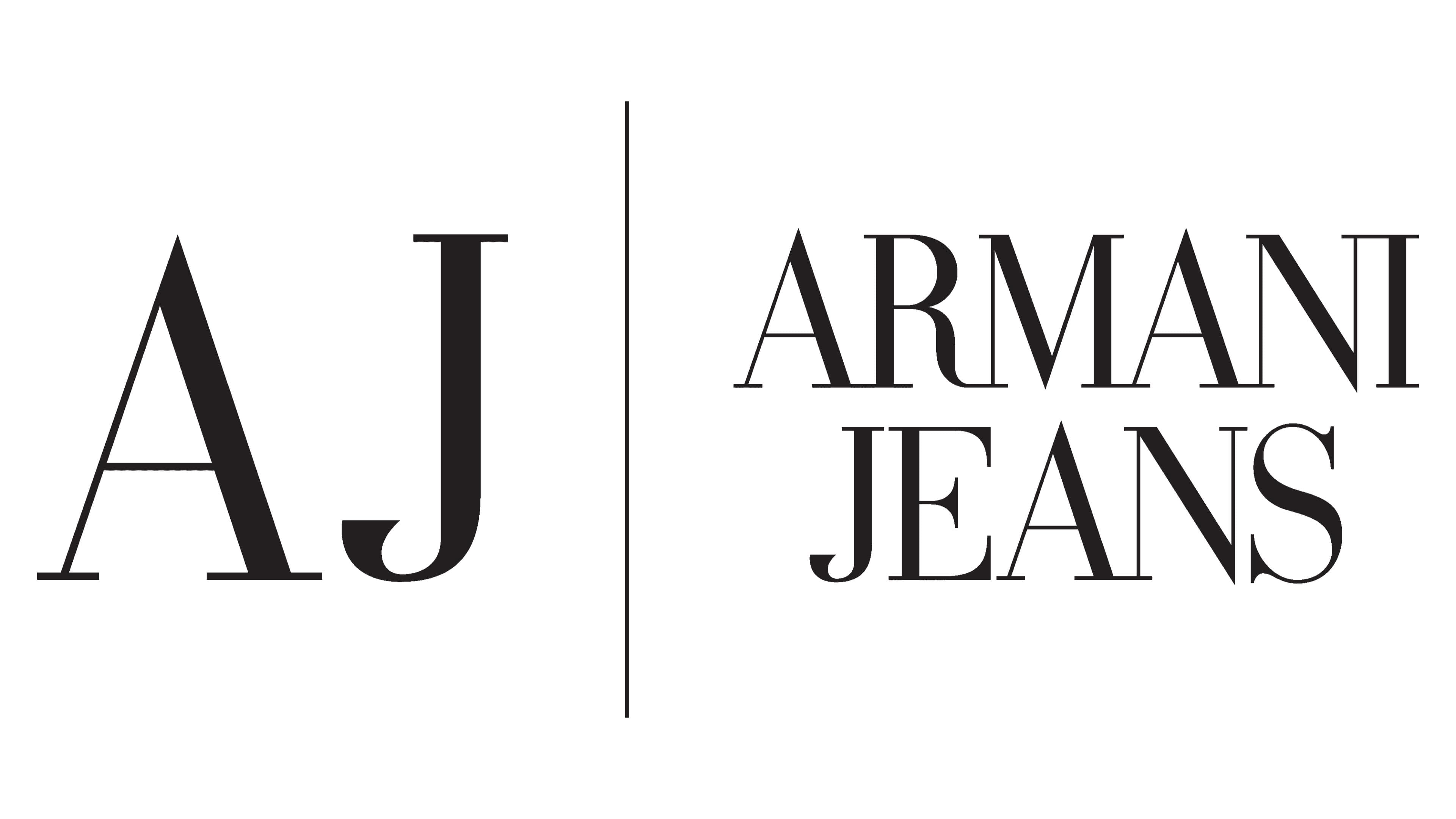 Emporio armani brand logo symbol design clothes Vector Image