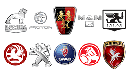 Car logos with lions