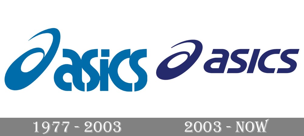 section Birthplace Withhold Asics Logo | evolution history and meaning