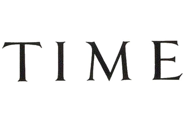 time magazine logo black