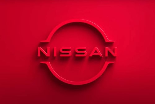 nissan logo red