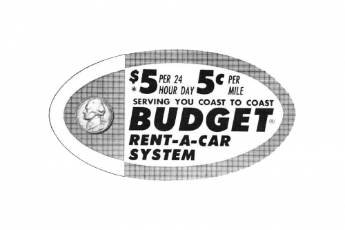 Budget Rent a Car Logo 1960