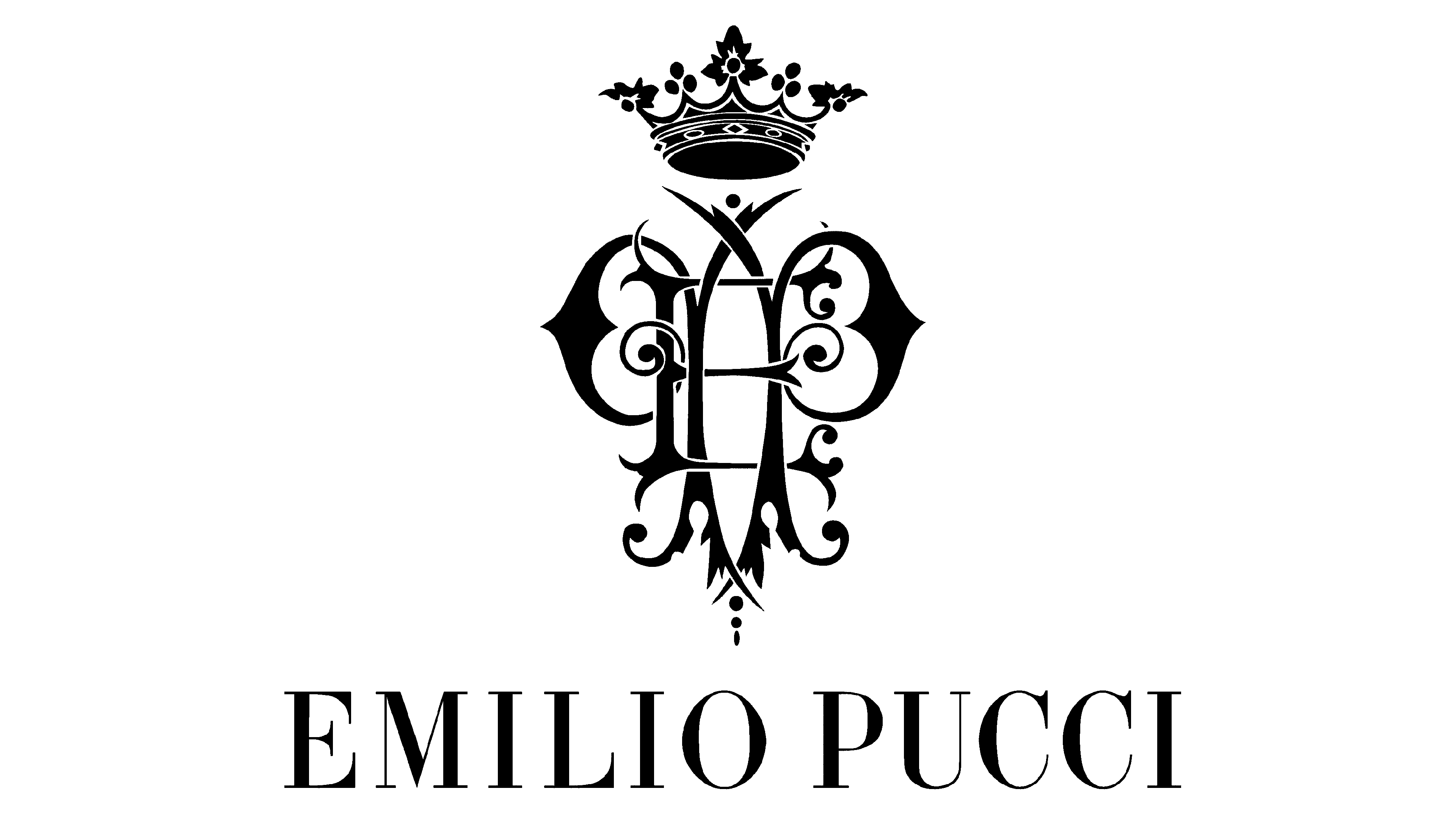 Emilio pucci, Art logo, Graphic design typography