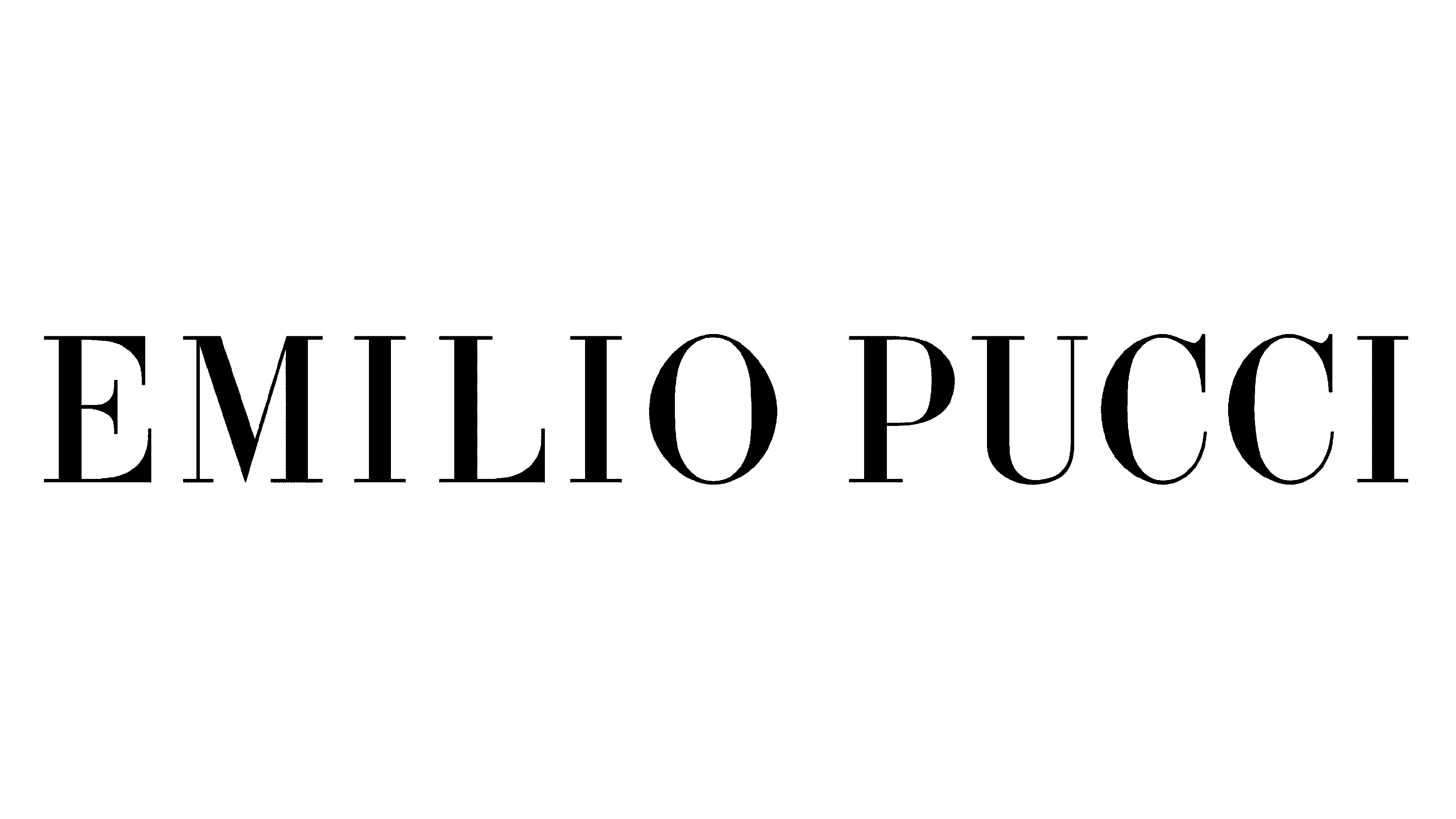 Emilio pucci, Art logo, Graphic design typography