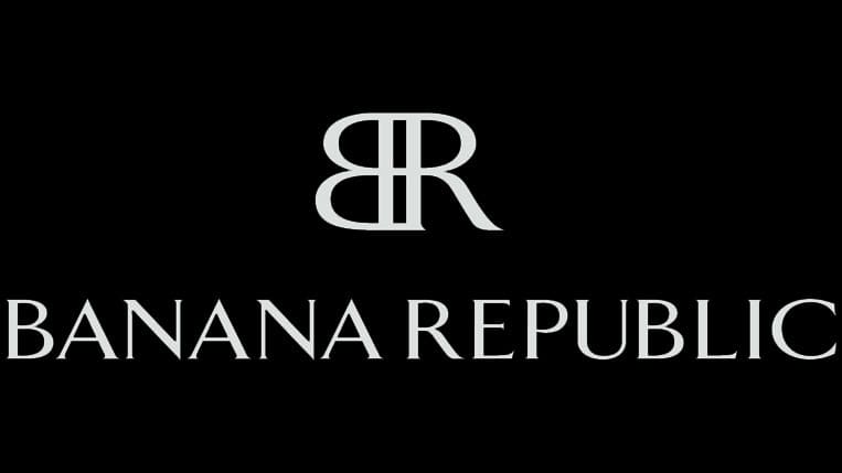 Banana Republic Logo White Full Size PNG Download SeekPNG | vlr.eng.br