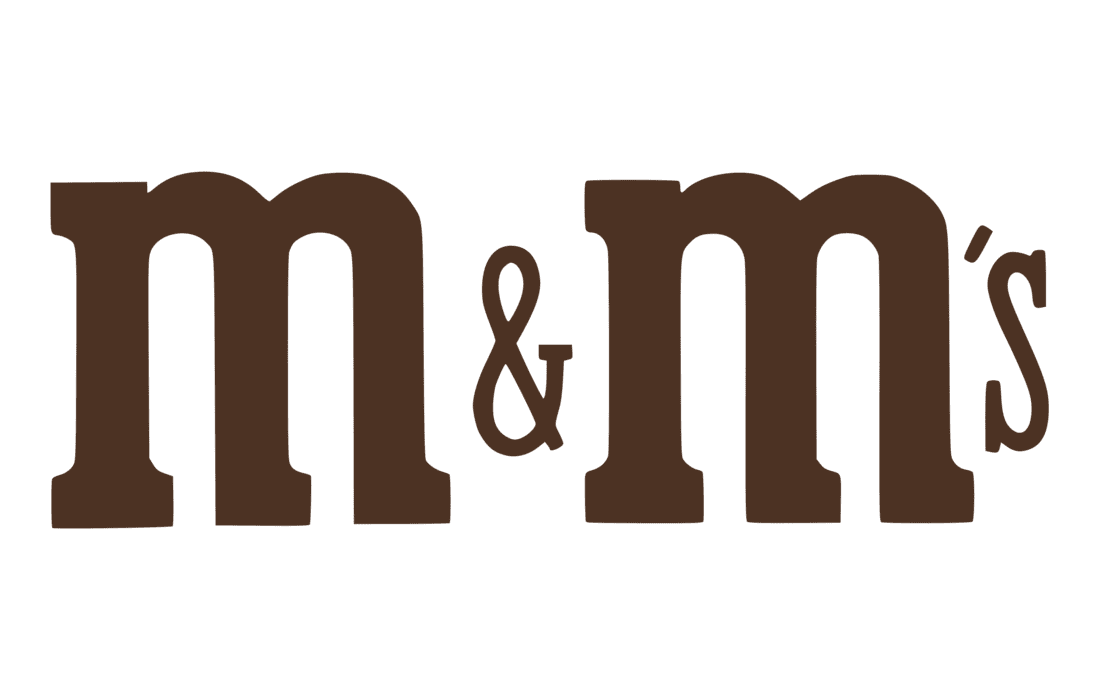 M&M's logo PNG transparent image download, size: 1800x951px