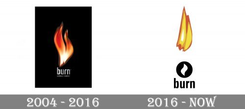 Burn Logo history