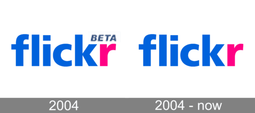 Flickr Logo history