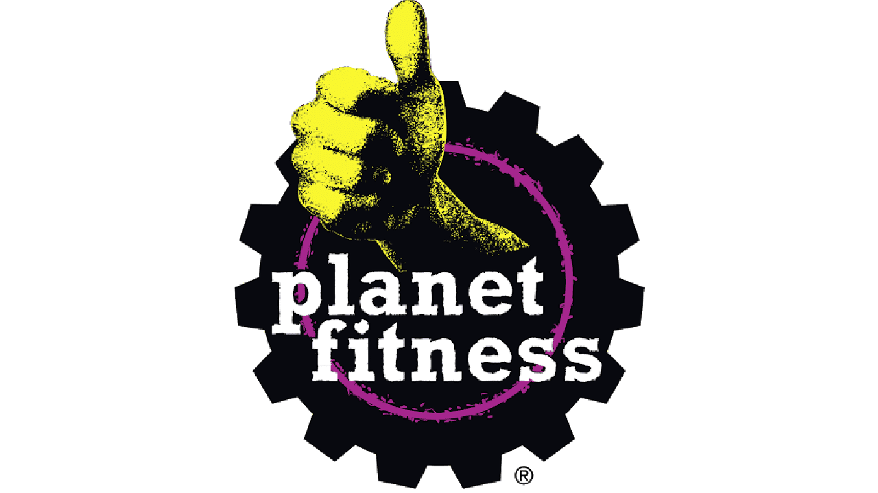 Fitness Gym logo design template on transparent background PNG