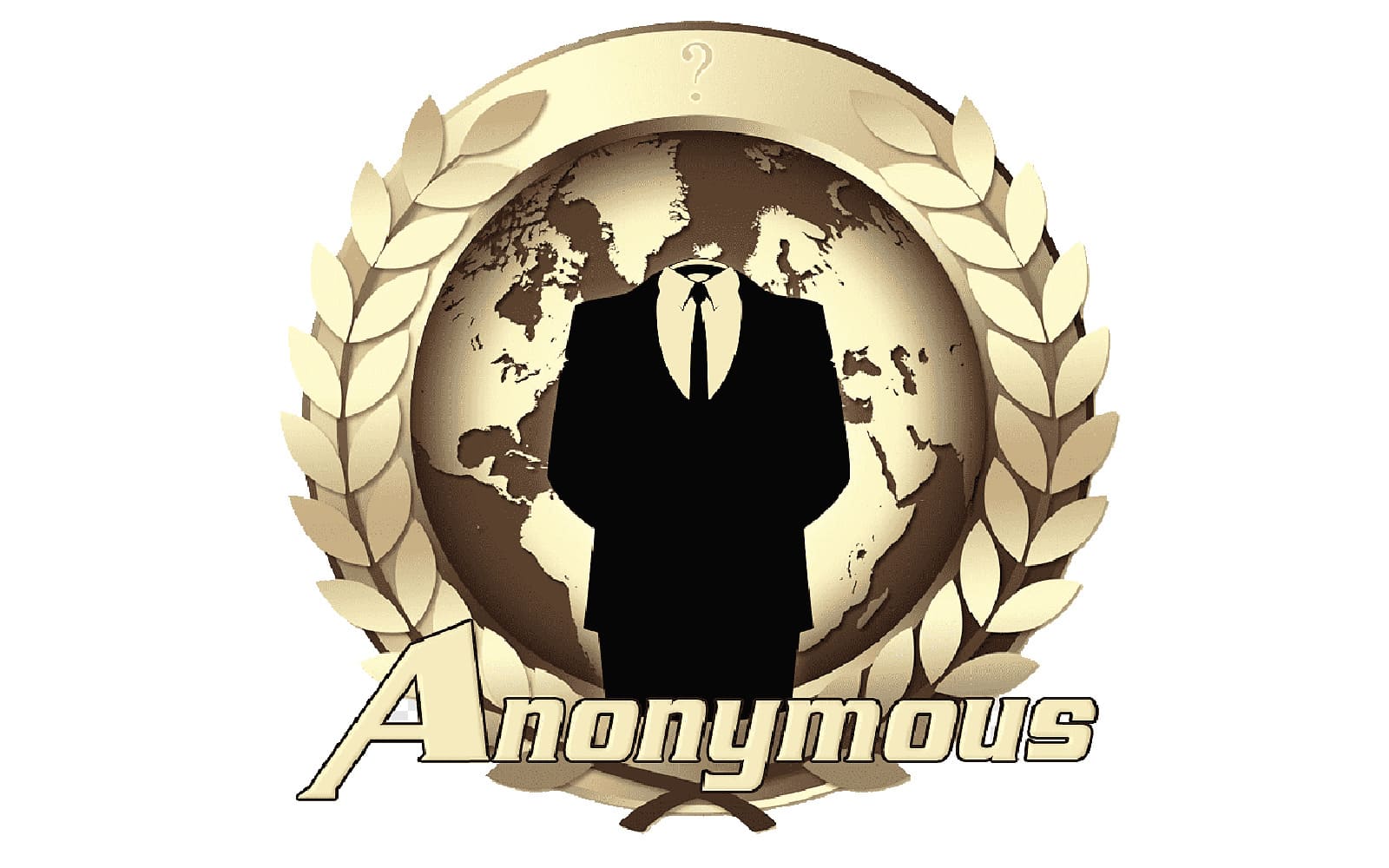 Pin Button Badge Ø25mm 1" Embleme Logo Anonymous Anonymes Hacktiviste Web 