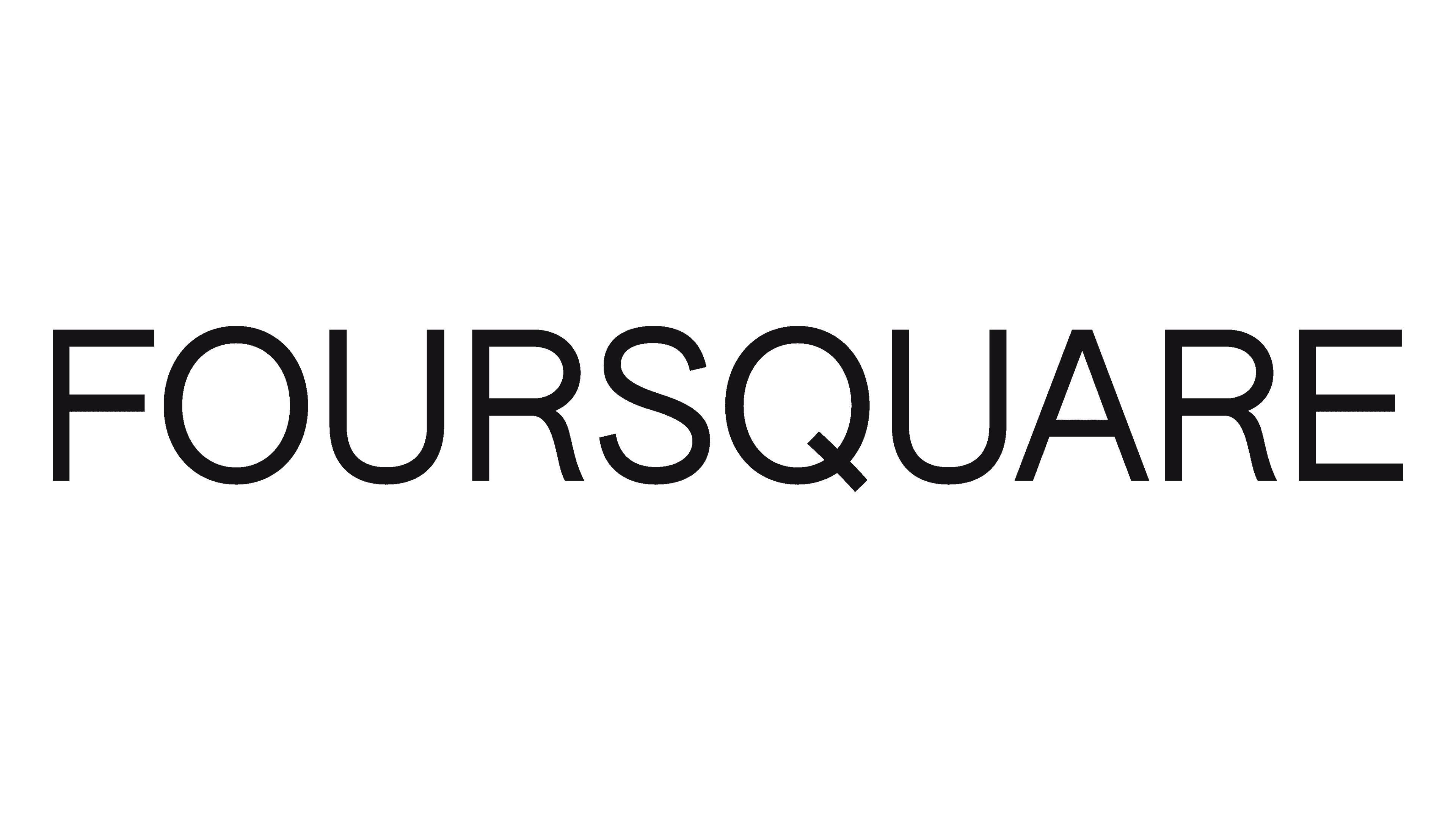 The old and new Foursquare logo  Four square, ? logo, Old and new