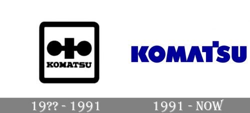 Komatsu Logo history