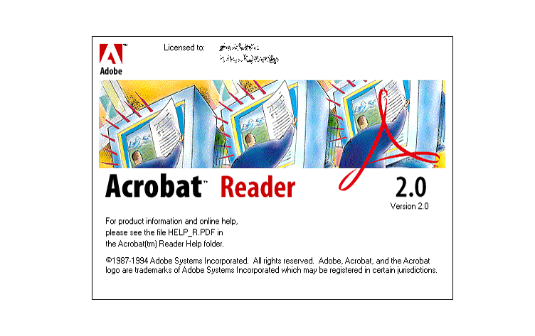 adobe reader icon flat