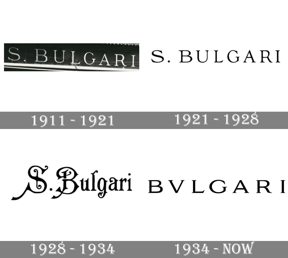 The Bvlgari logo is immediately recognisable as an expensive, professional  brand. The font used looks professional and expensive, and the black …