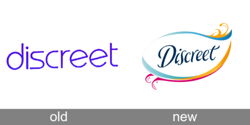 Discreet Logo history