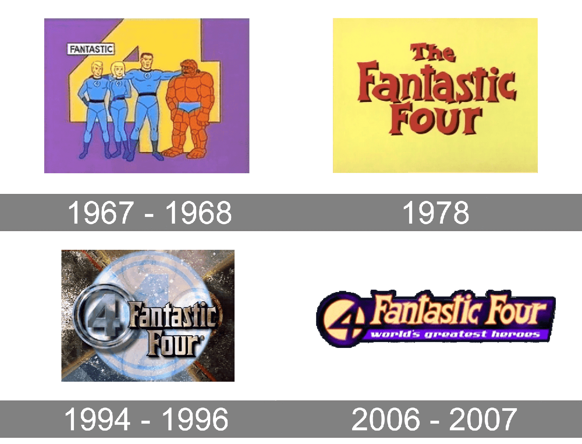 Sticker emblem, logo Fantastic Four – StickersMag