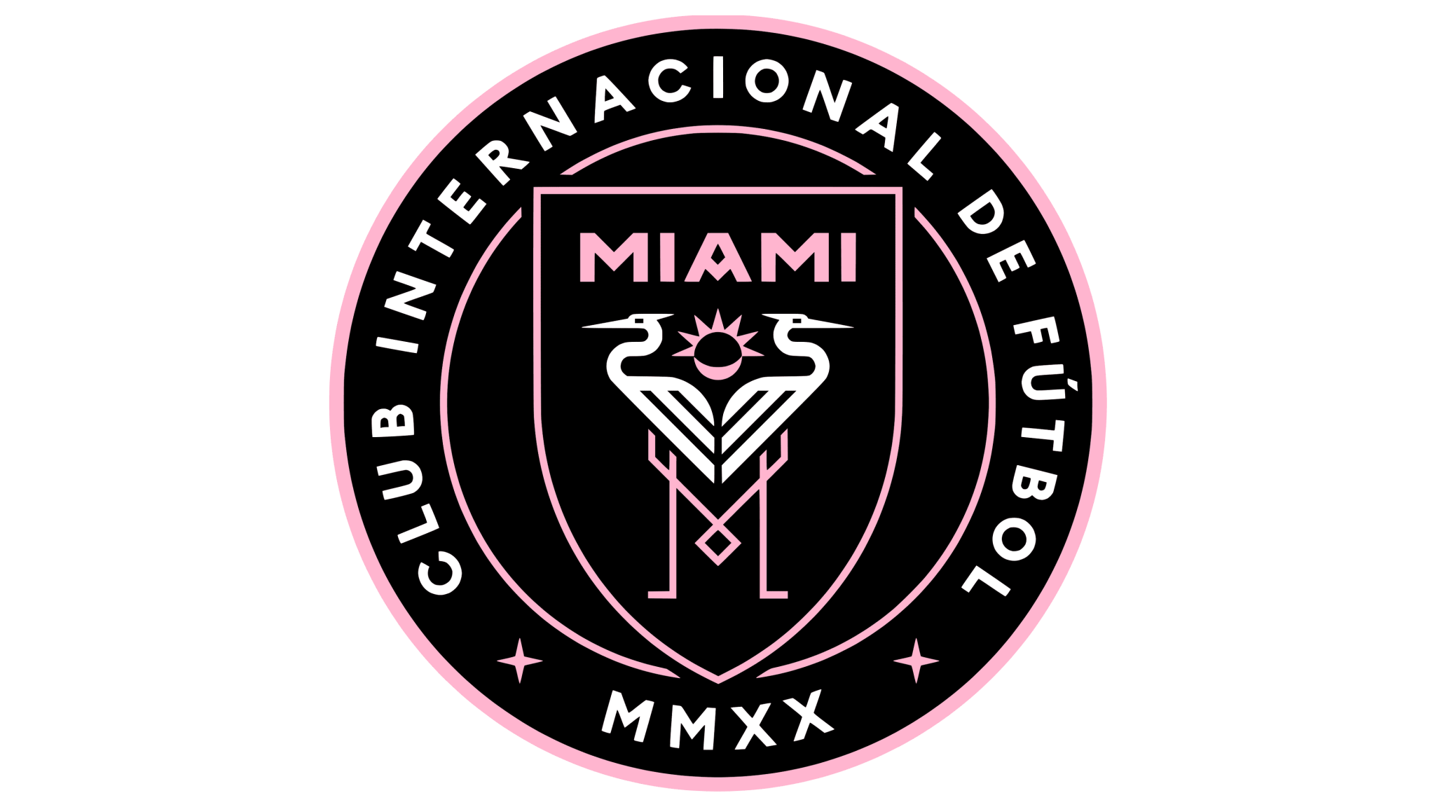 Inter Miami Logo Outline