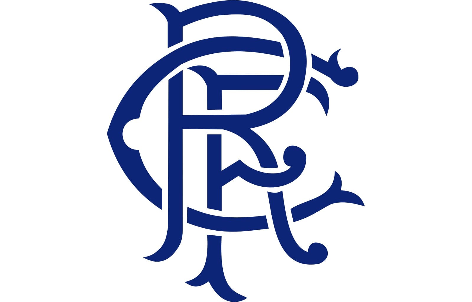 bleu Rangers FC officiel Football Big Logo Coquetier Céramique 