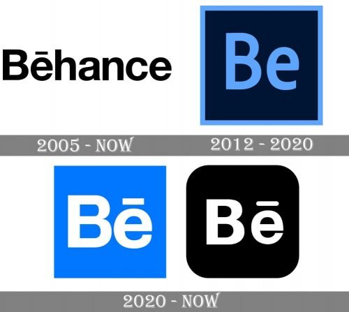 Behance Logo history