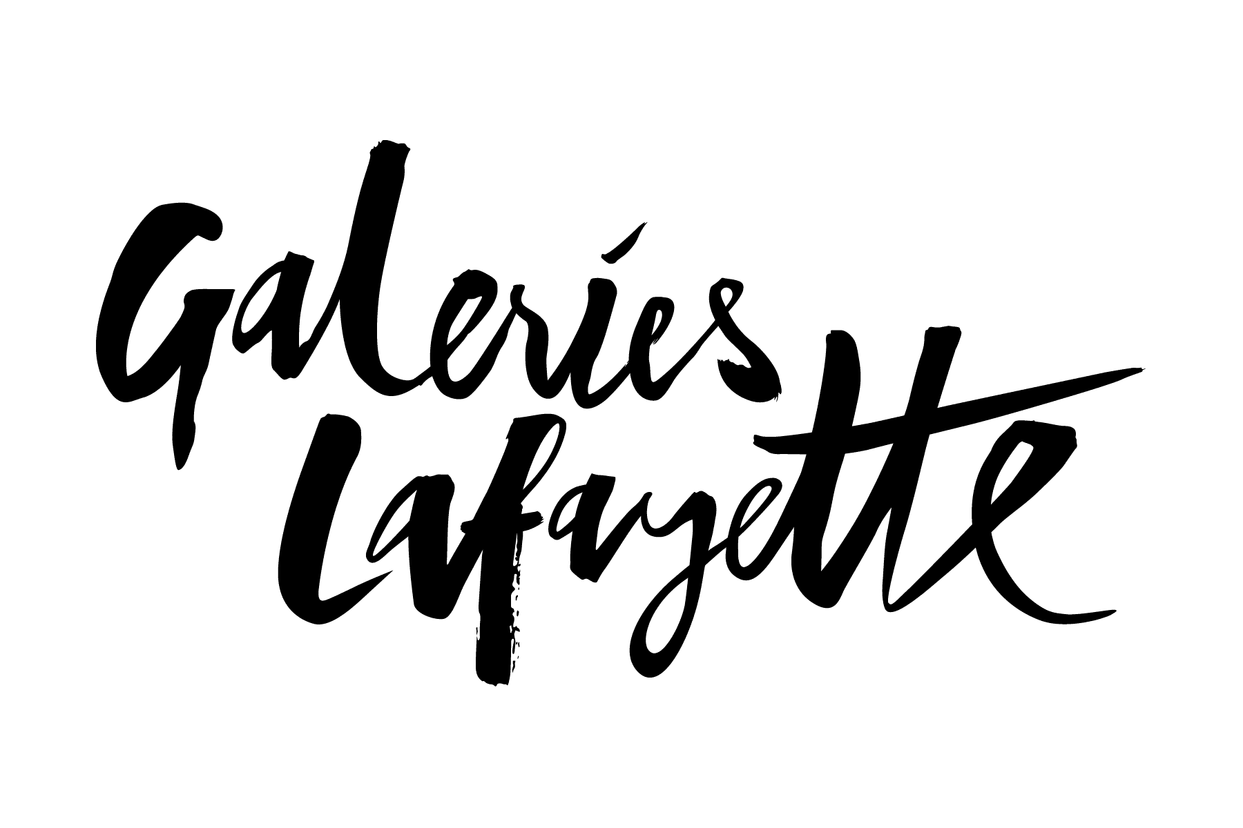 The Galeries Lafayette Sign and Logo. Paris, France Editorial