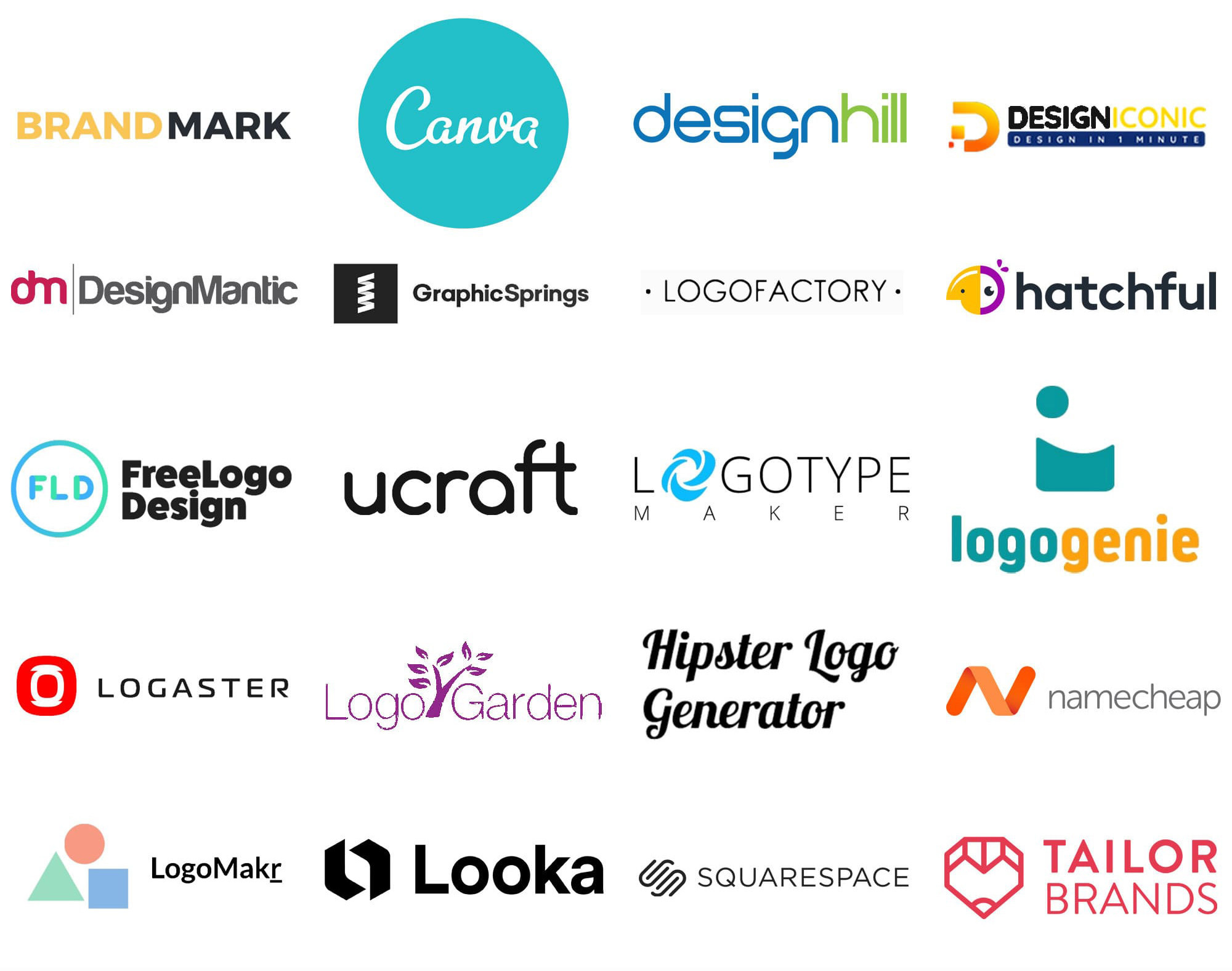 web company logos