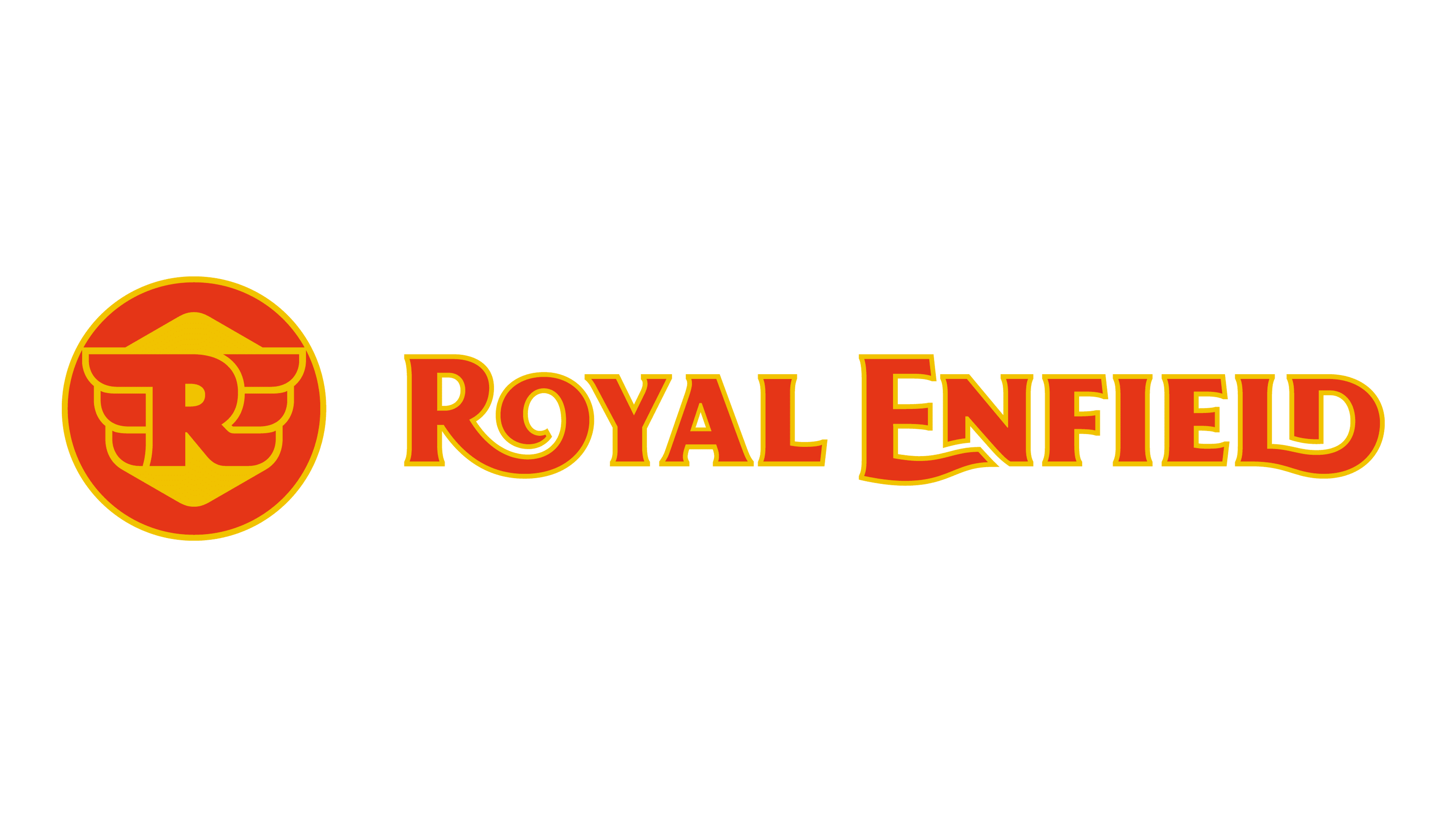 Royal Enfield logo, Logo Enfield Cycle Co. Ltd Royal Enfield Yellow Brand, Royal  enfield logo, blue, white png | PNGEgg