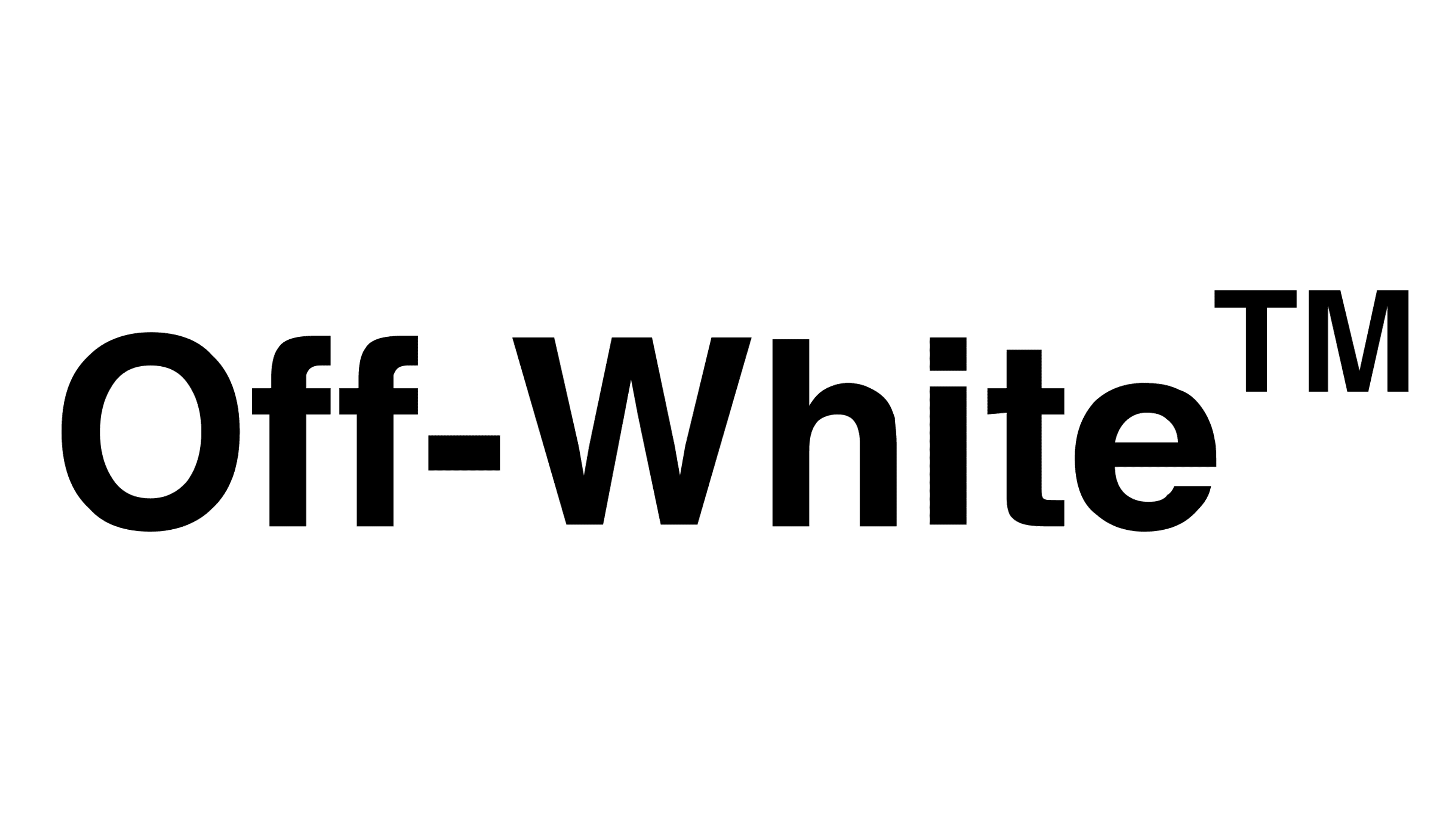 off white logo black