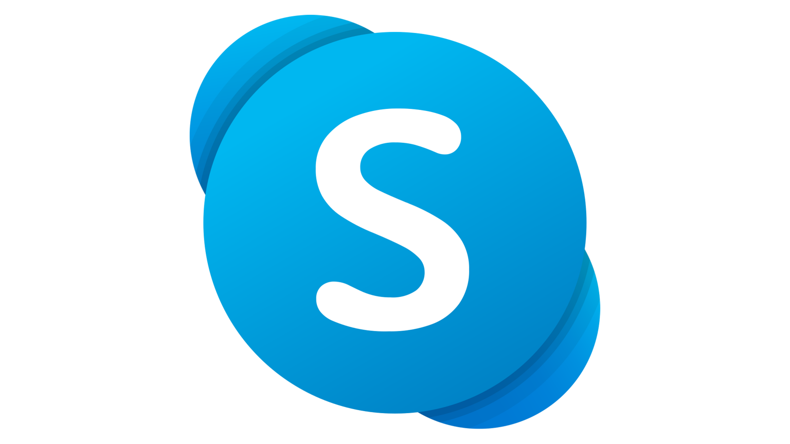 Skype. Скайп логотип. Значок скайпа на прозрачном фоне. Трубка для скайпа.