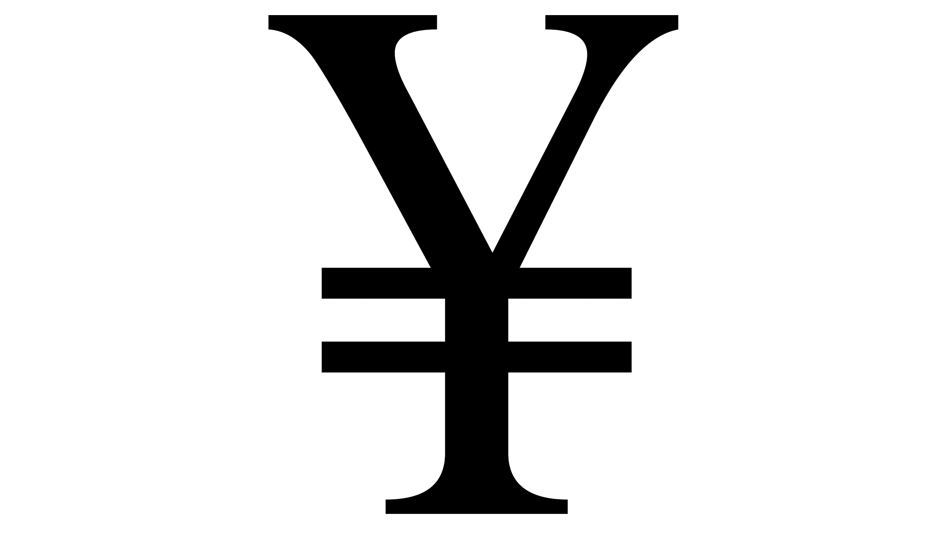 Japanese Yen Symbol