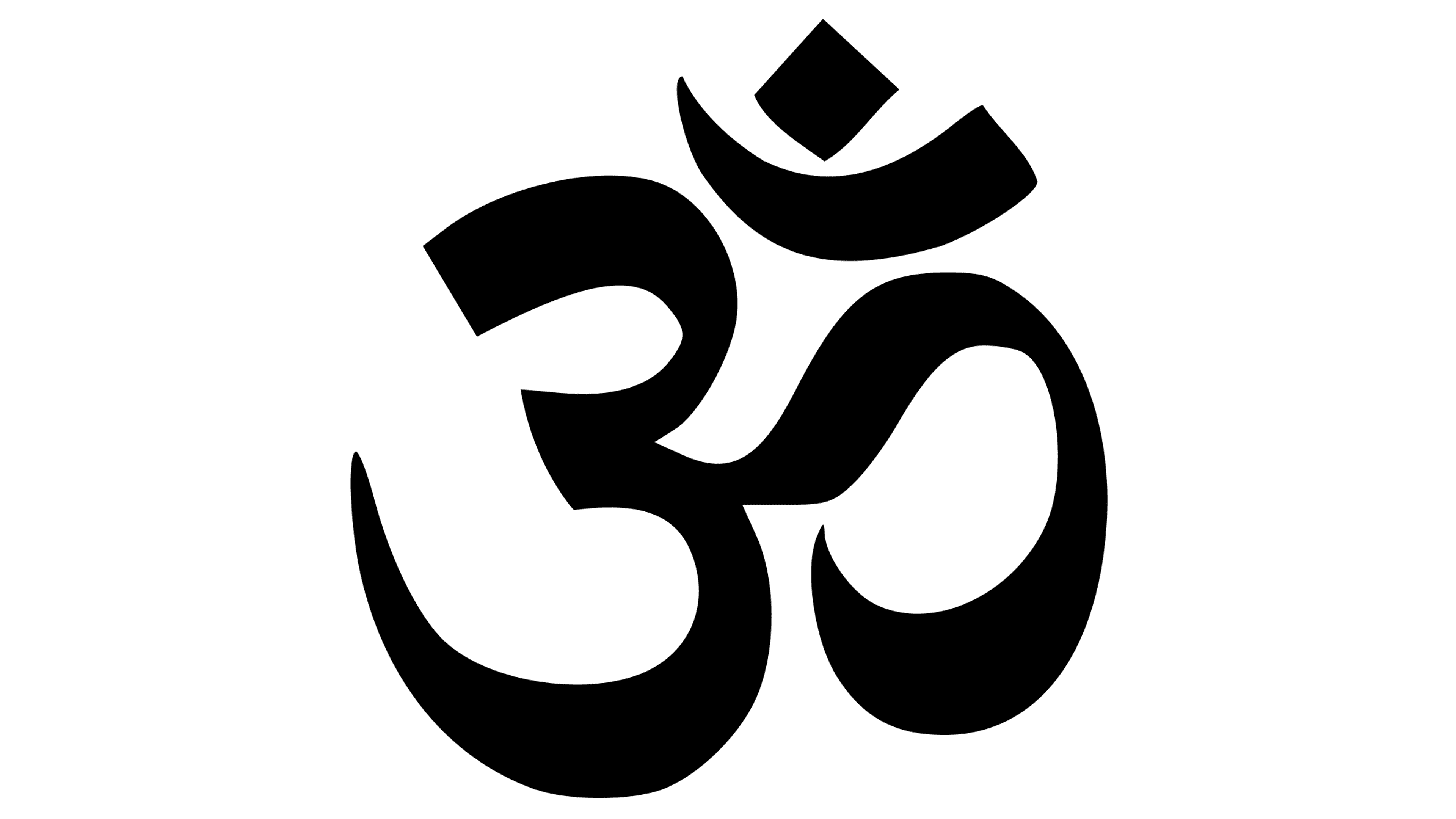 Om Symbol Meaning Definition Yoga, Om Free, text, logo, computer Wallpaper  png | PNGWing