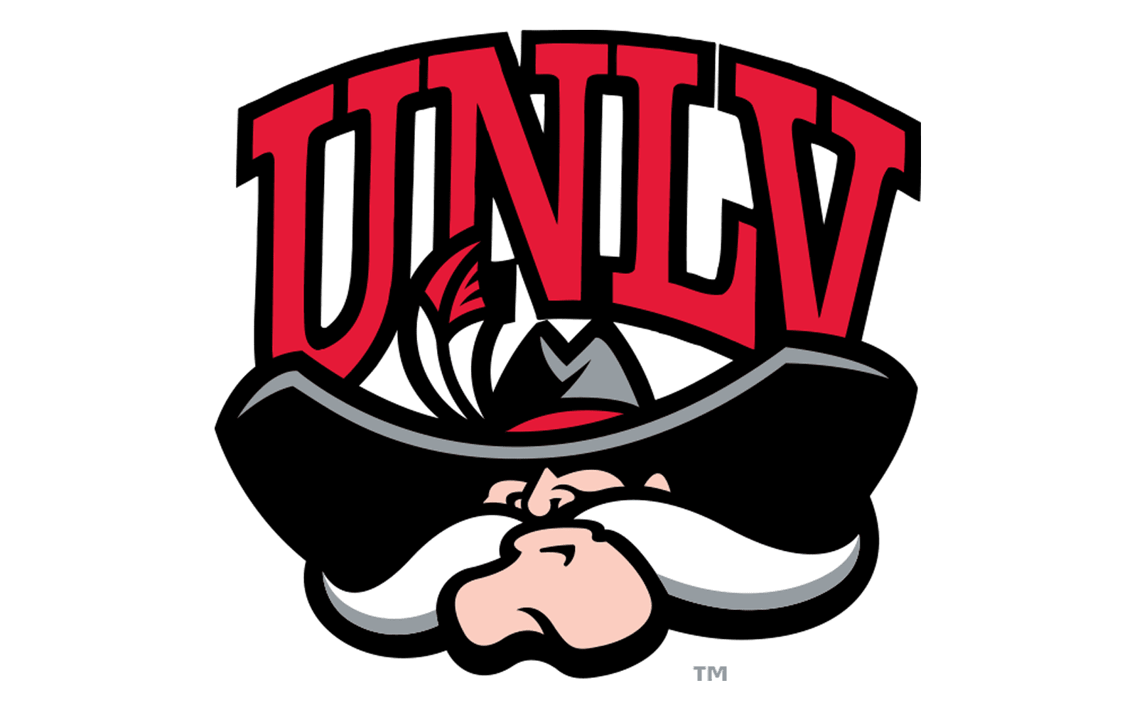 UNLV Rebels Nail Art Designs University of Nevada Las Vegas 