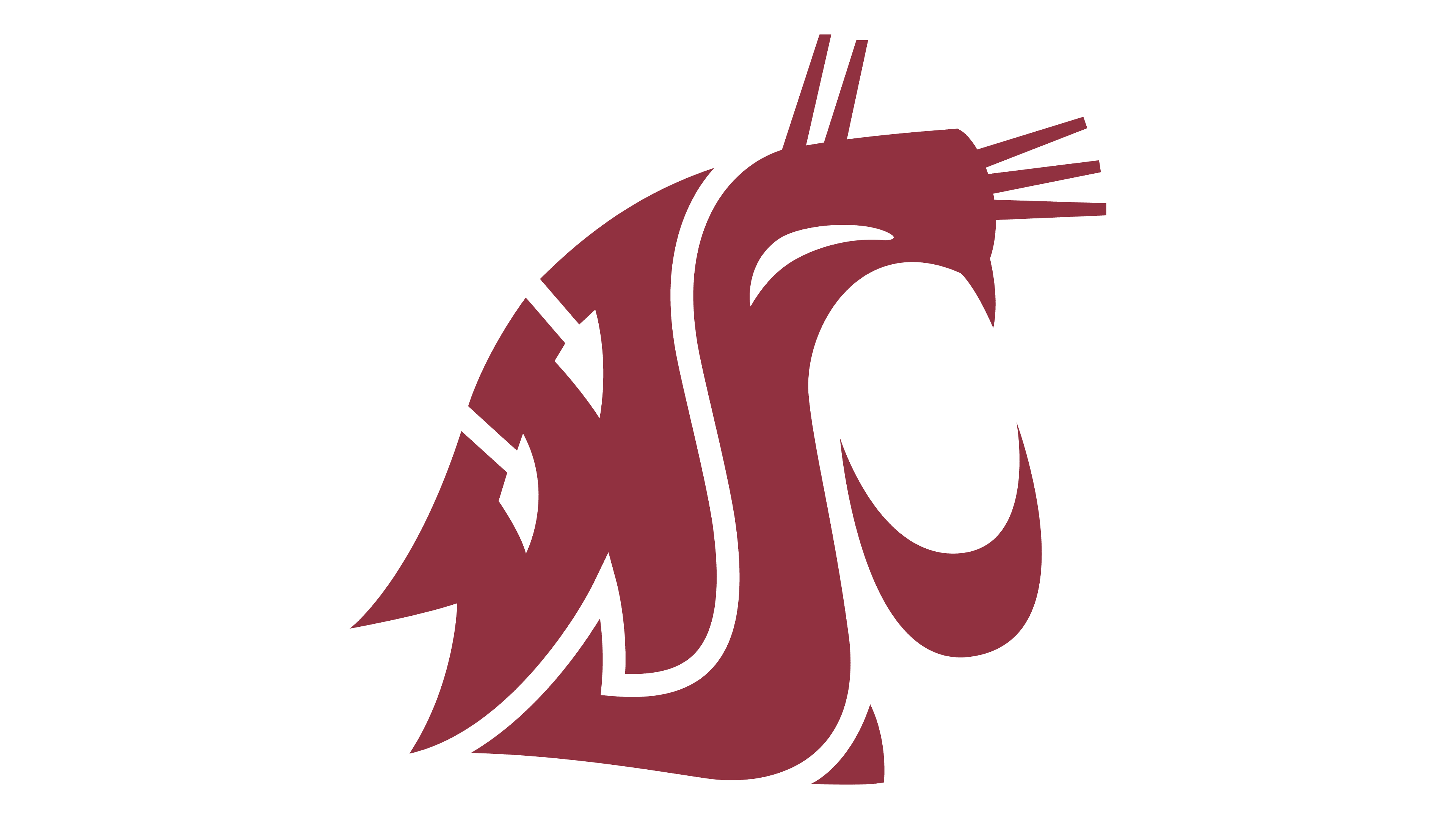 Washington State Cougars Logo And Symbol Meaning History Png Brand