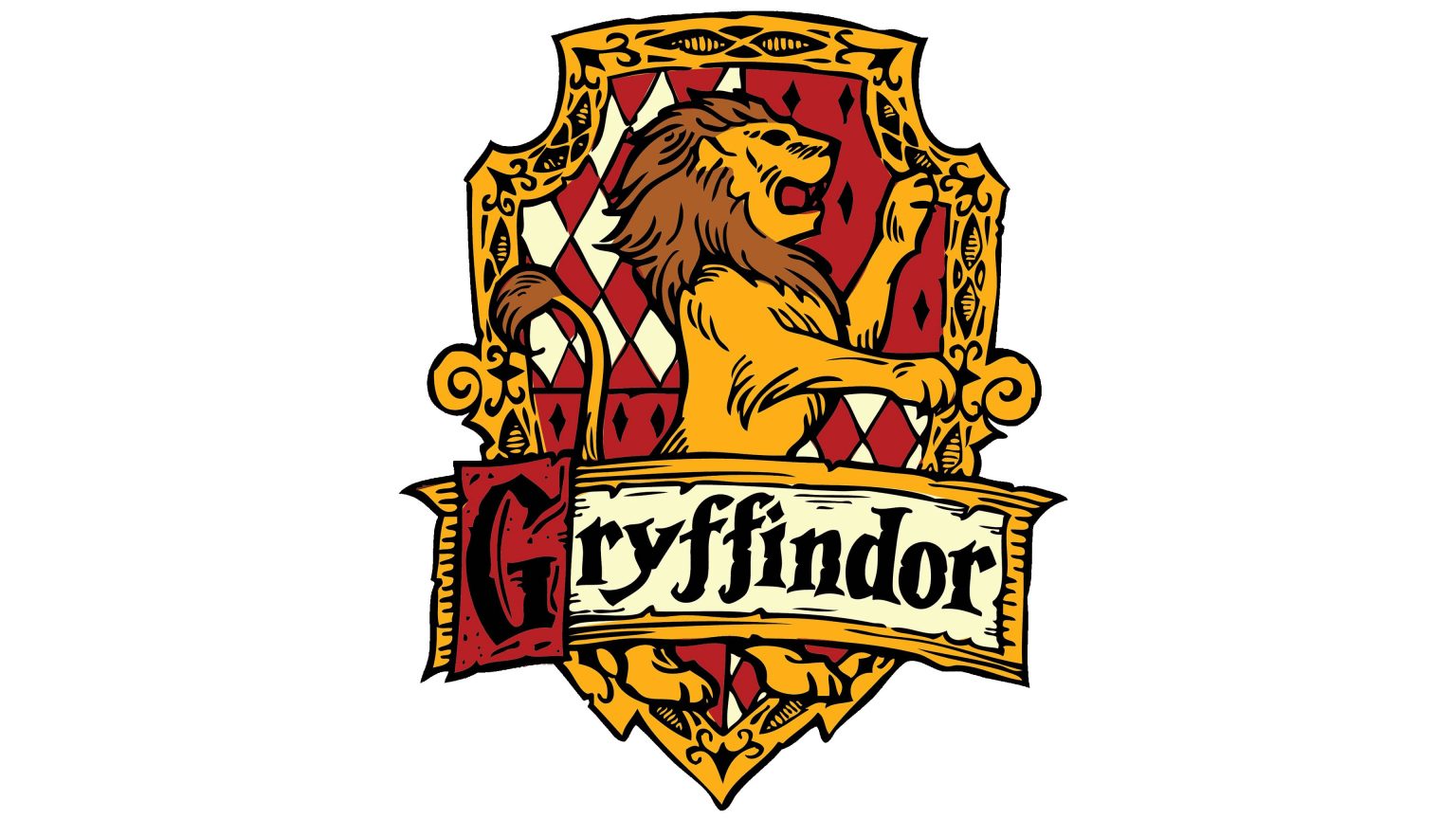Значок Гриффиндора из Гарри Поттера