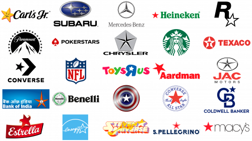 Top-25 Most Famous Logos With a Star