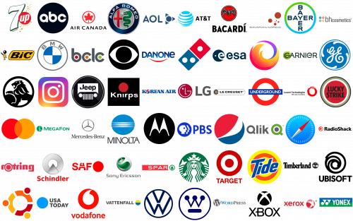 Top-60 Most Famous Logos With a Circle