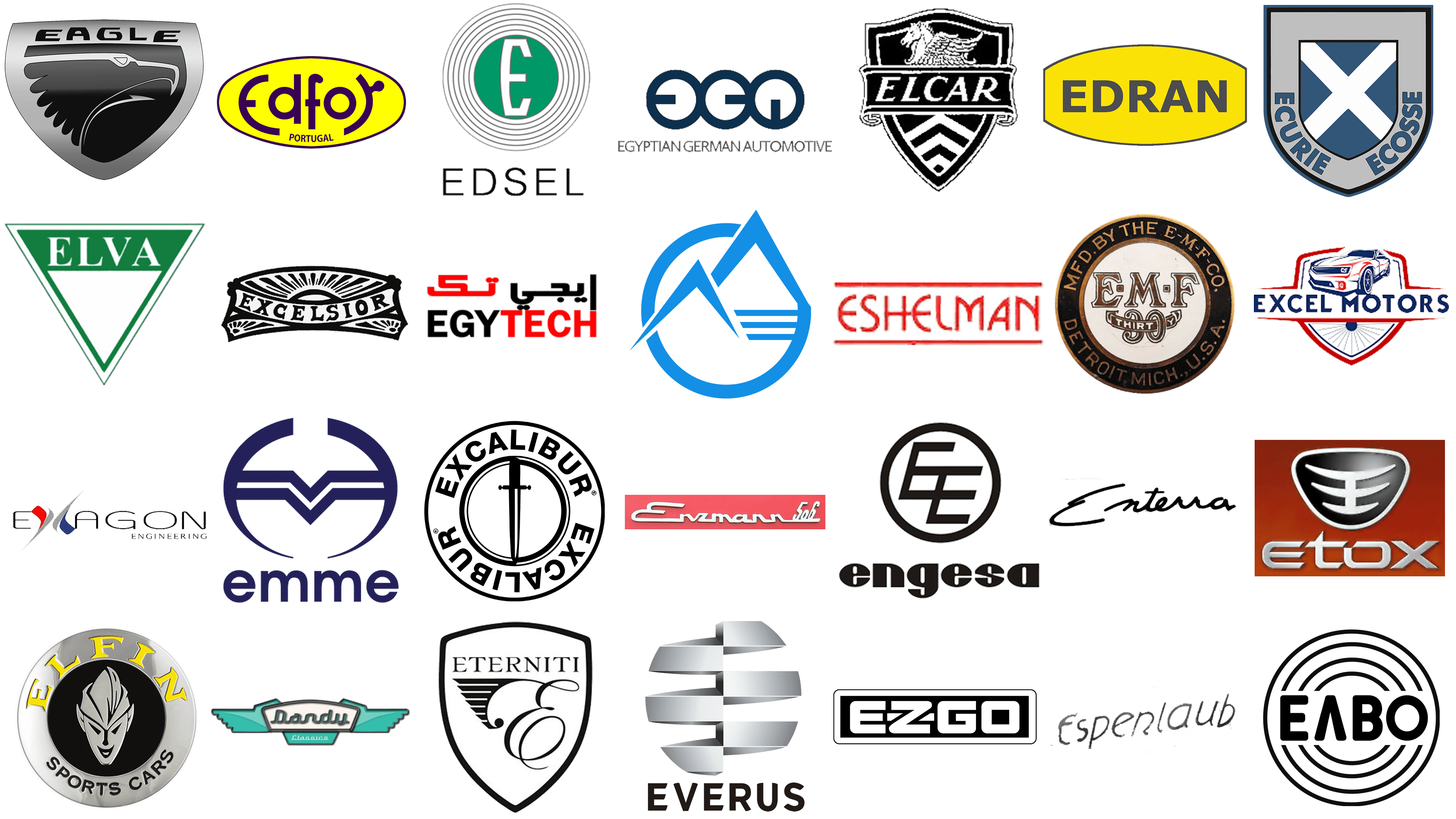 Car Brands That Start With E