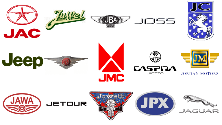 Cars Brands And Logos That Start With J