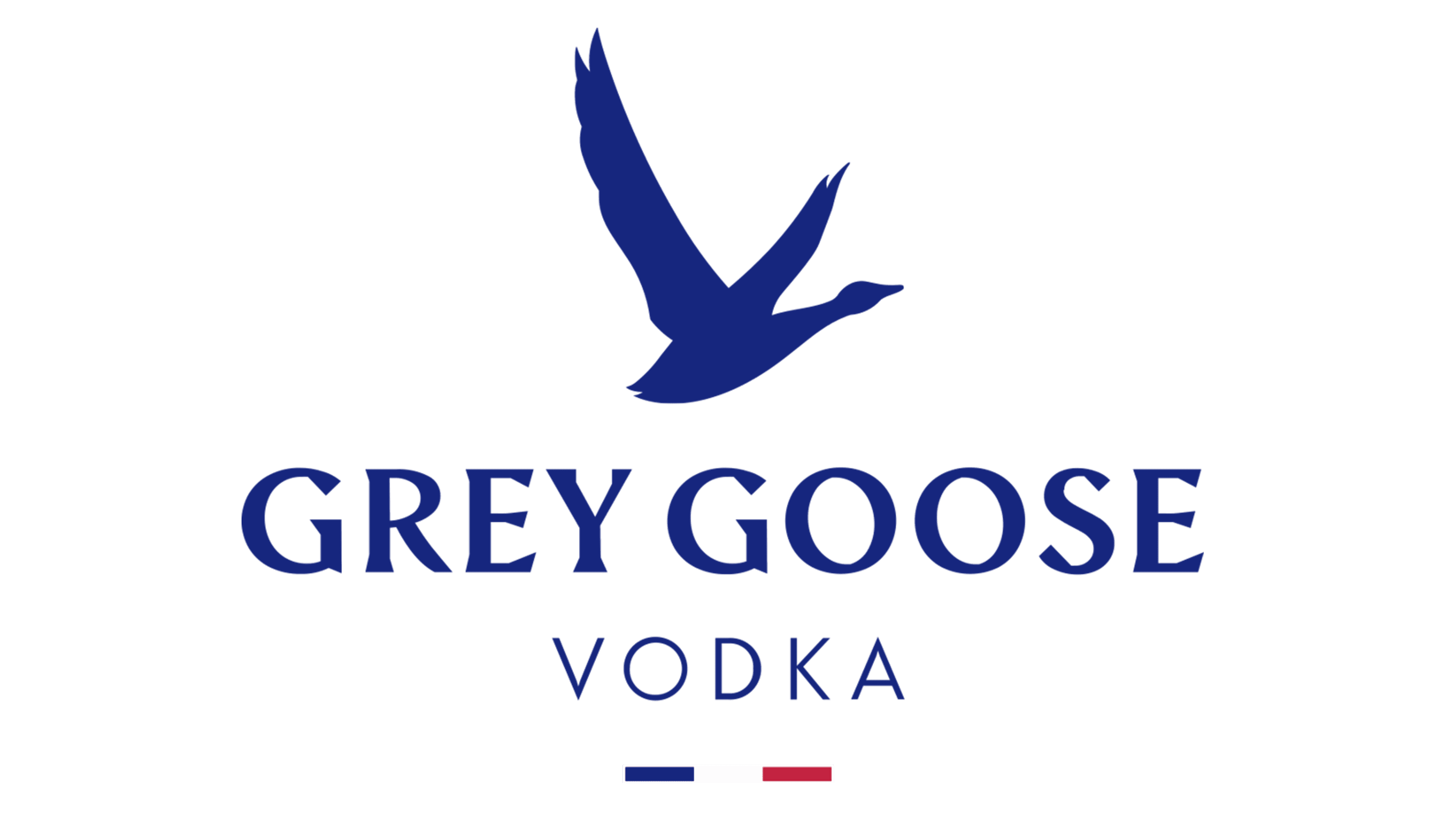 grey goose logo white