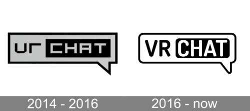 VRChat Logo history