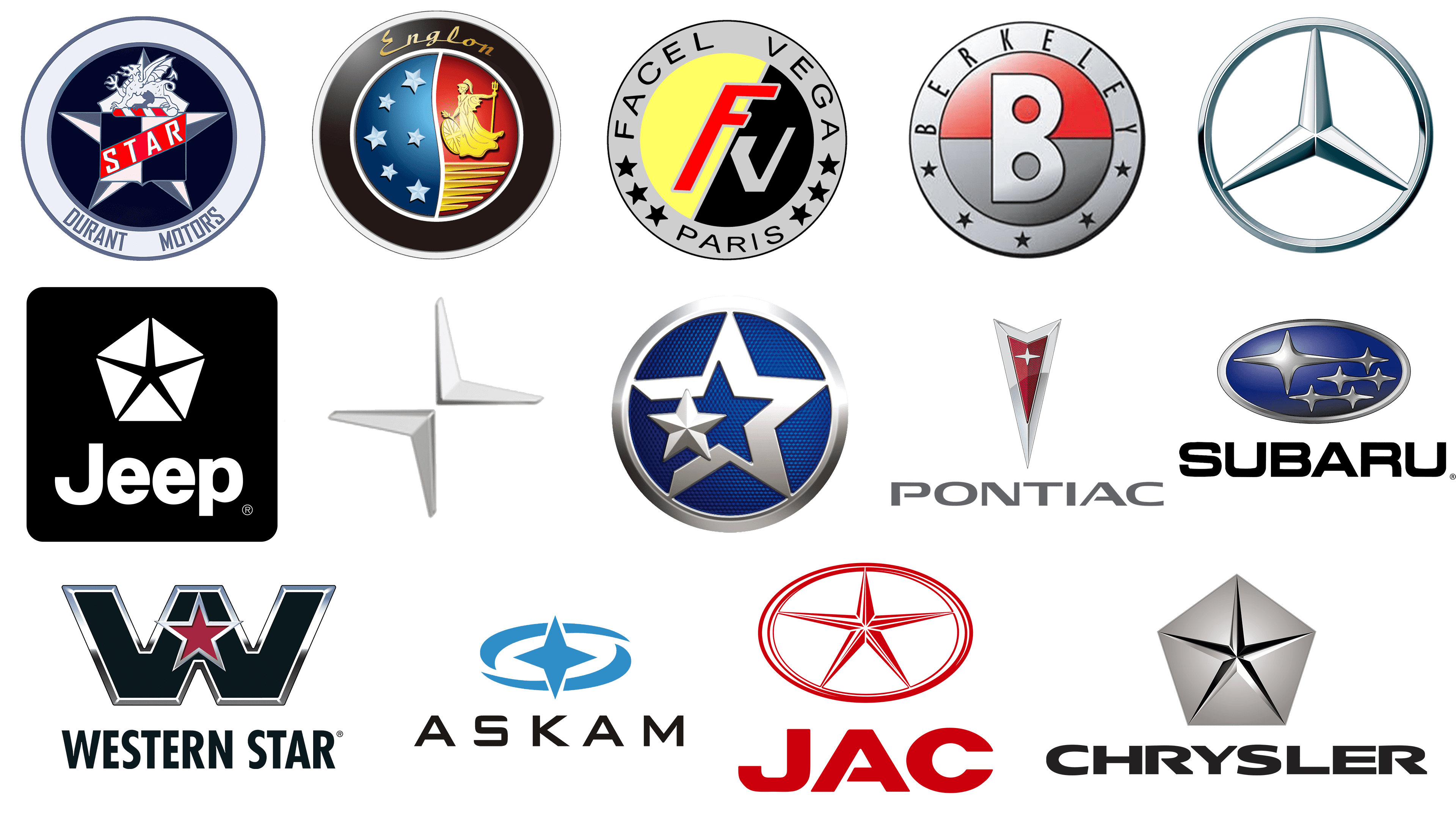 All Car Badges With Stars