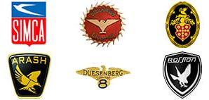 Car logos with Bird