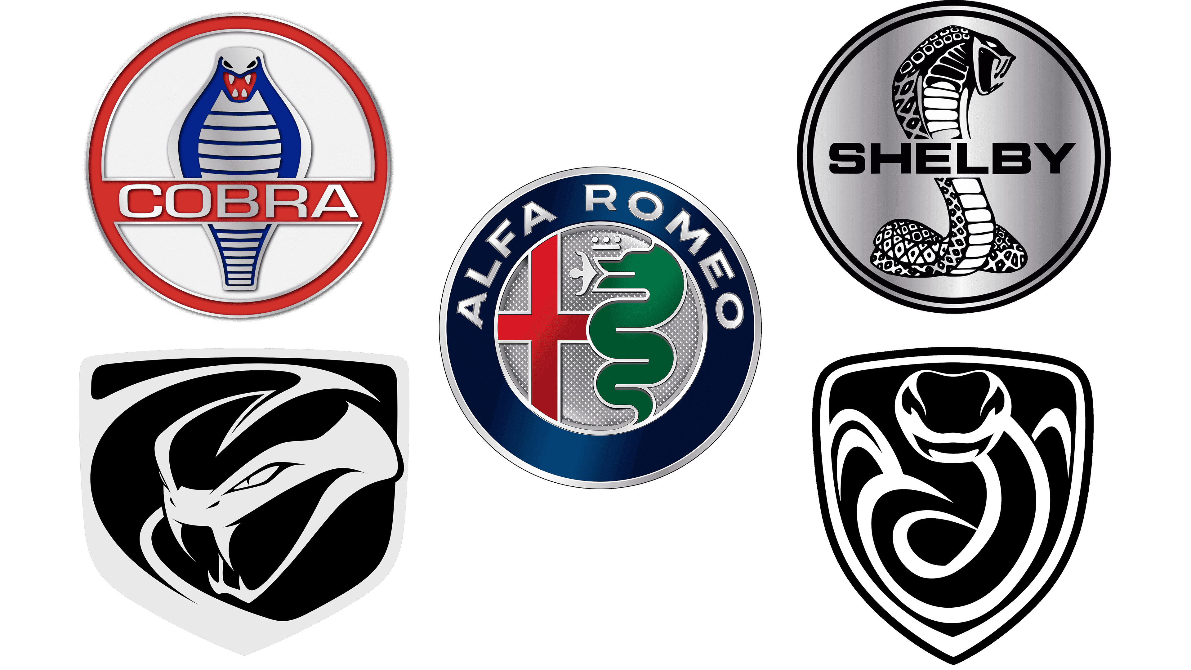 Car logos with Snake