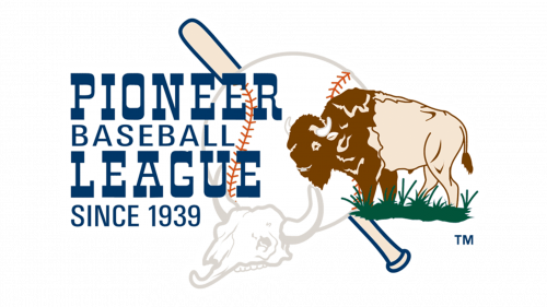 Pioneer baseball League Logo 1990