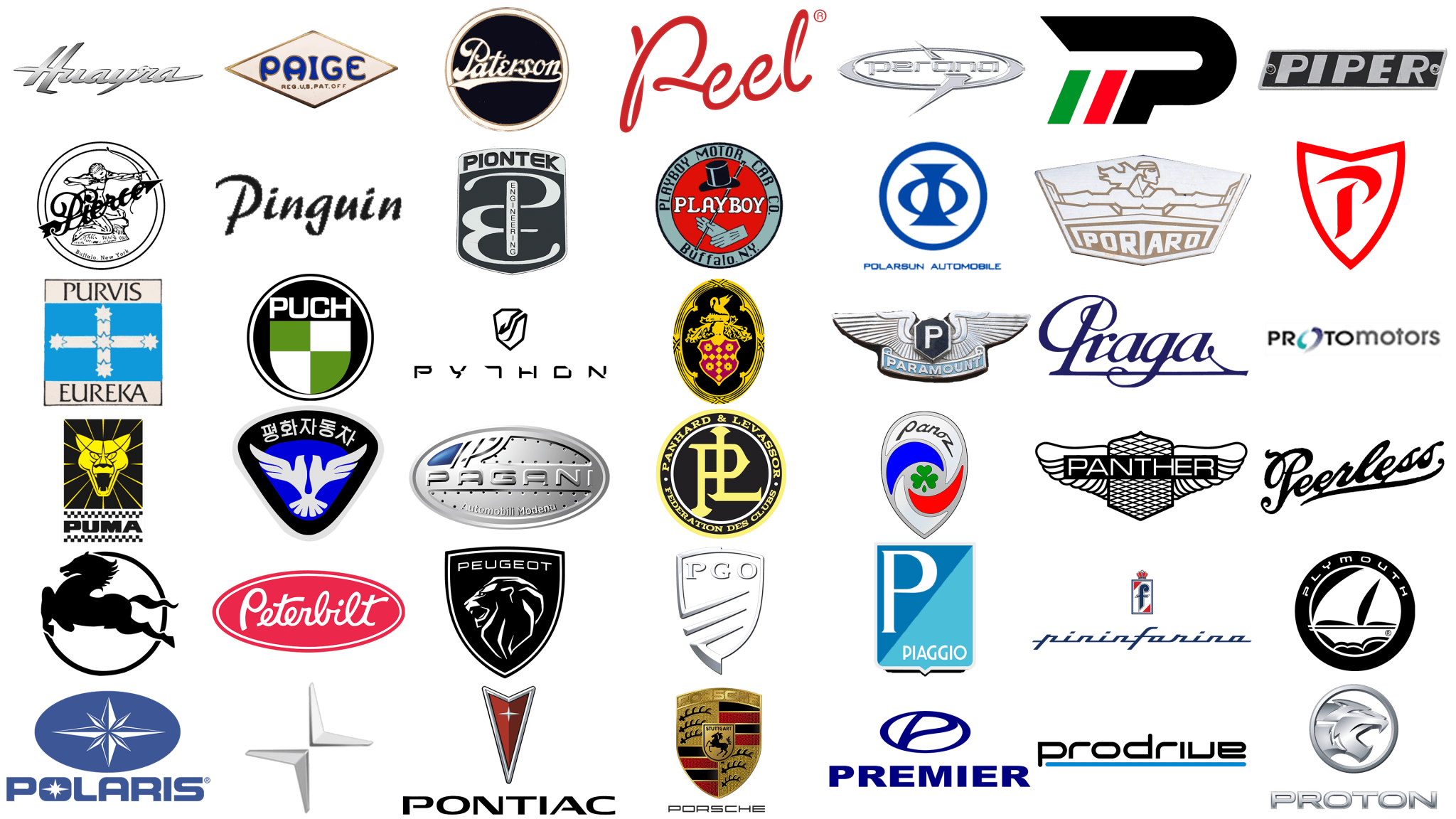 car-brands-that-start-with-p