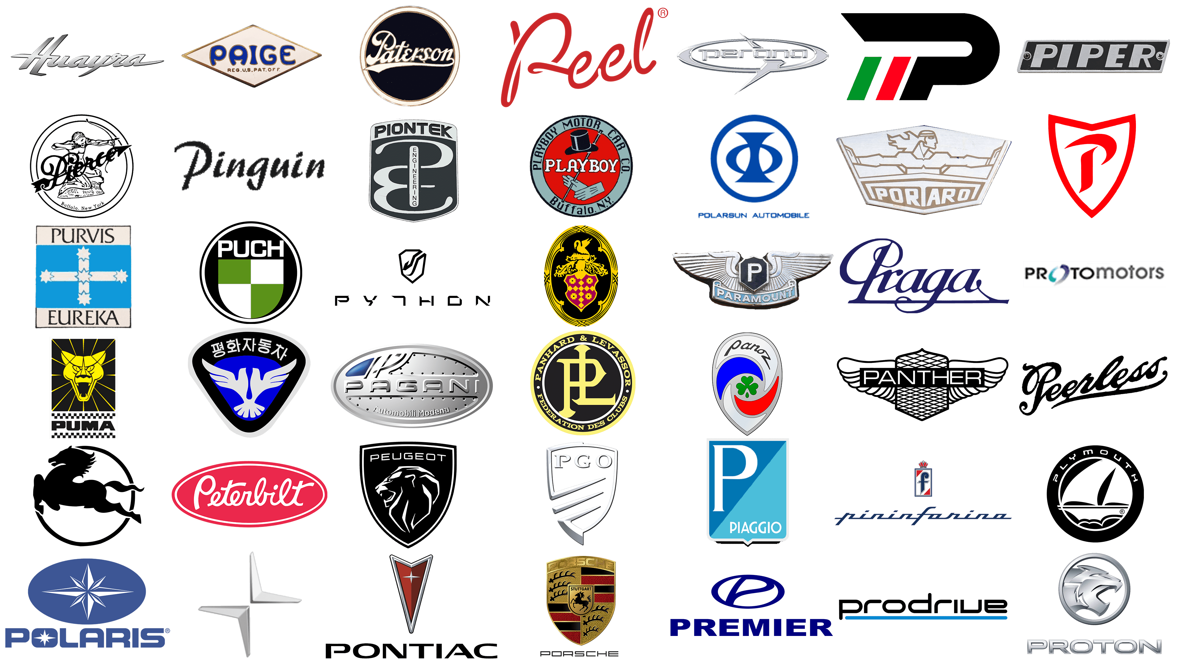 luxury car logos with names