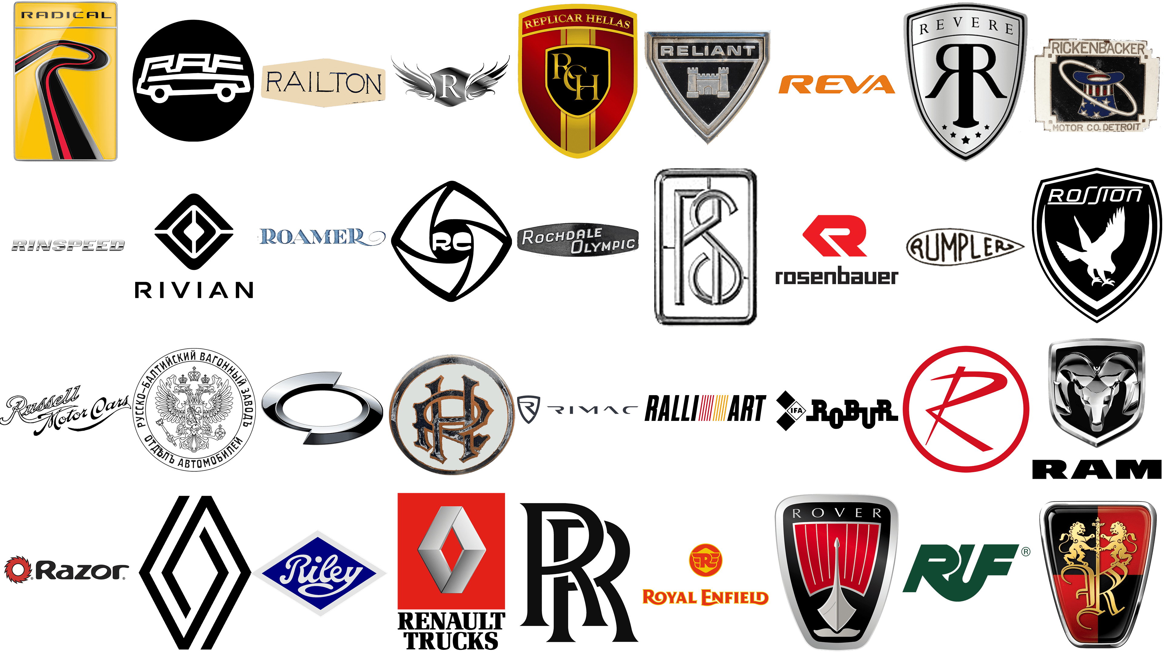 Car Brands That Start With R