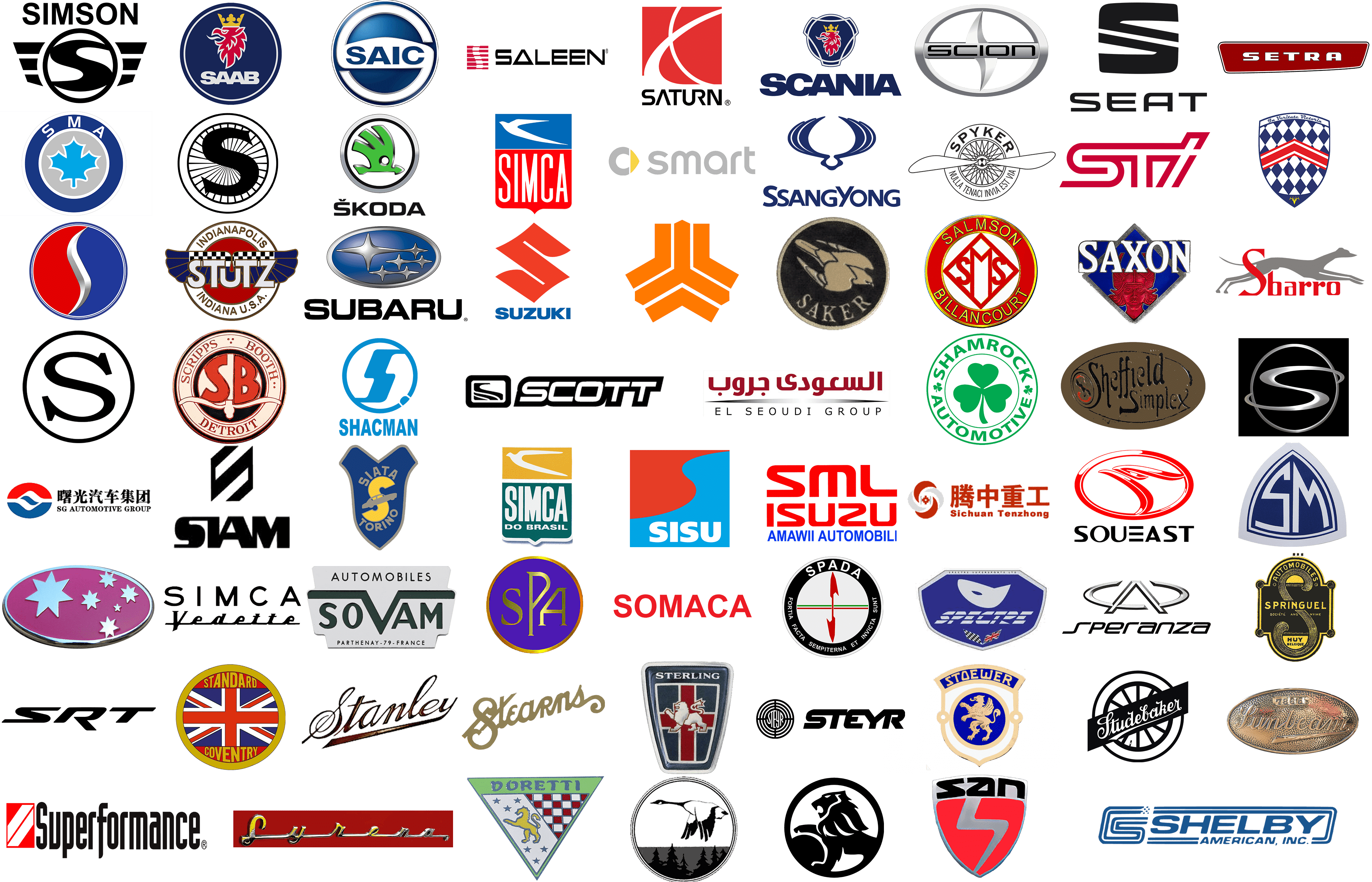 Car Brands That Start With S